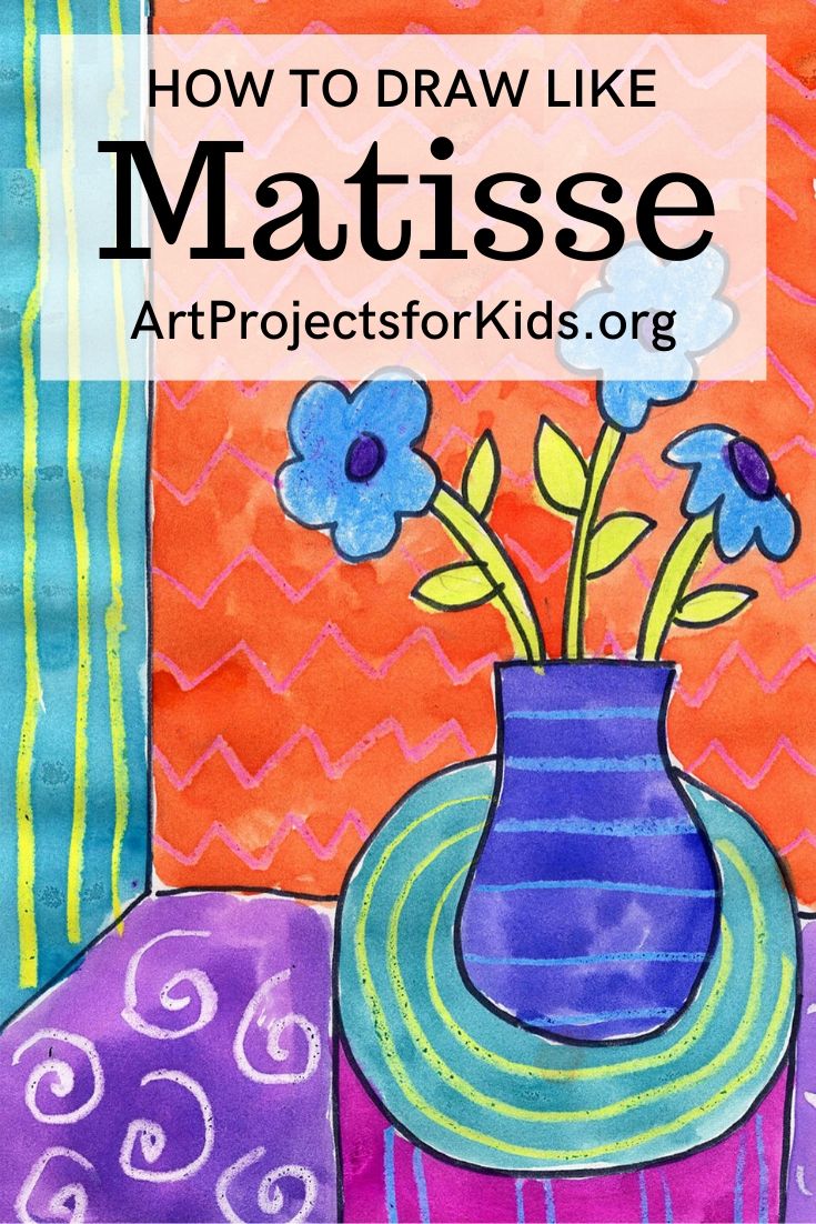 Paint like Matisse · Art Projects for Kids
