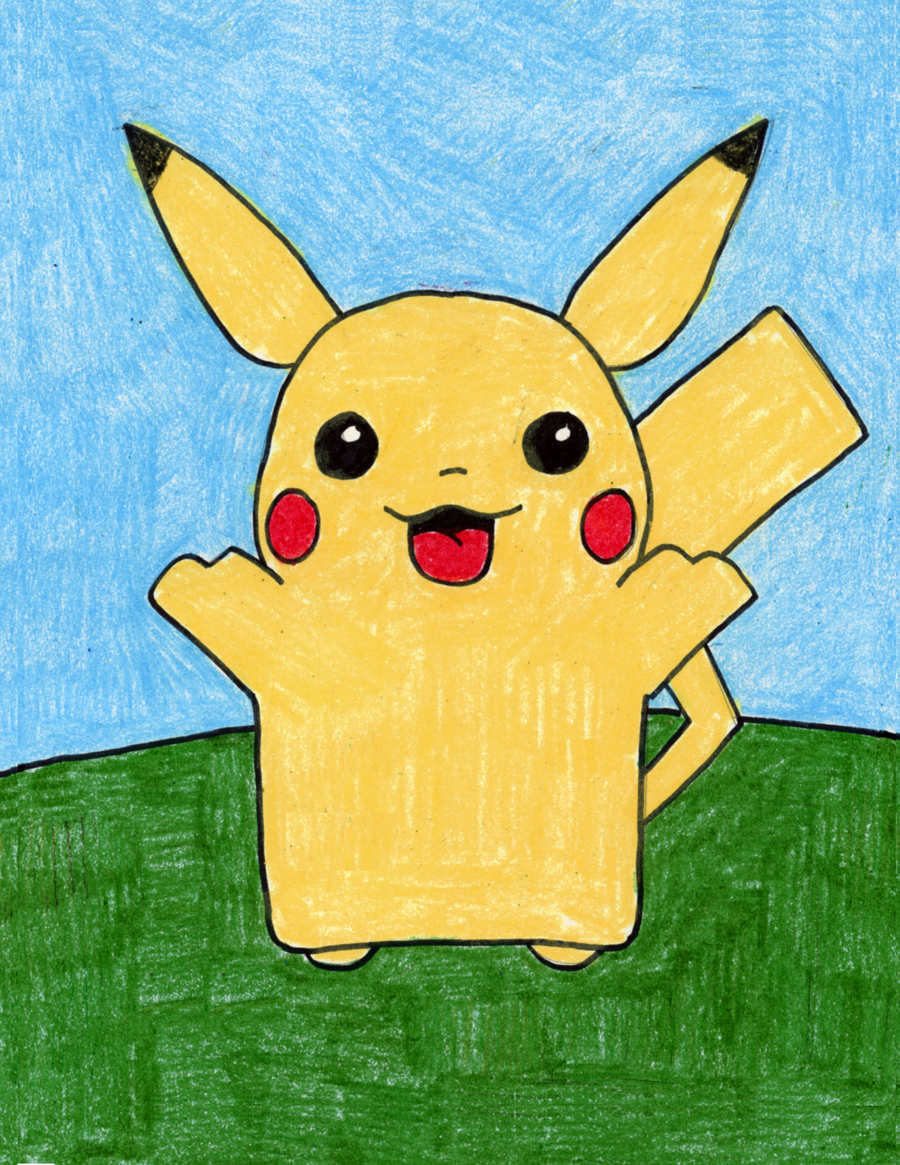 How to Draw Pikachu · Art Projects for Kids