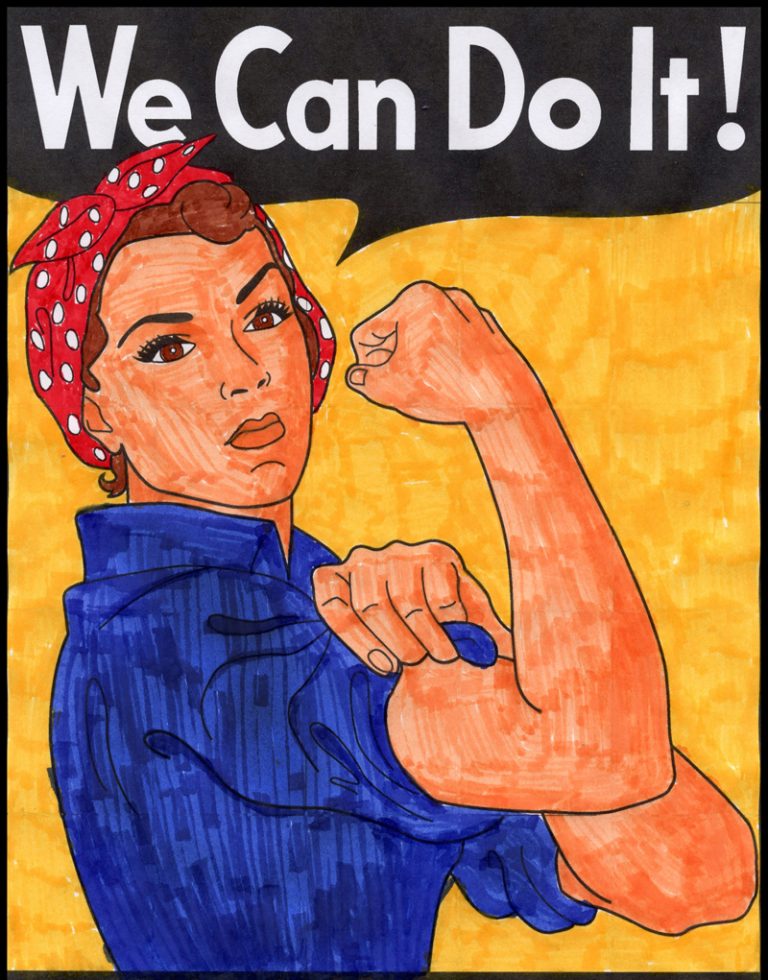 Free “We Can Do It!” Mini Mural