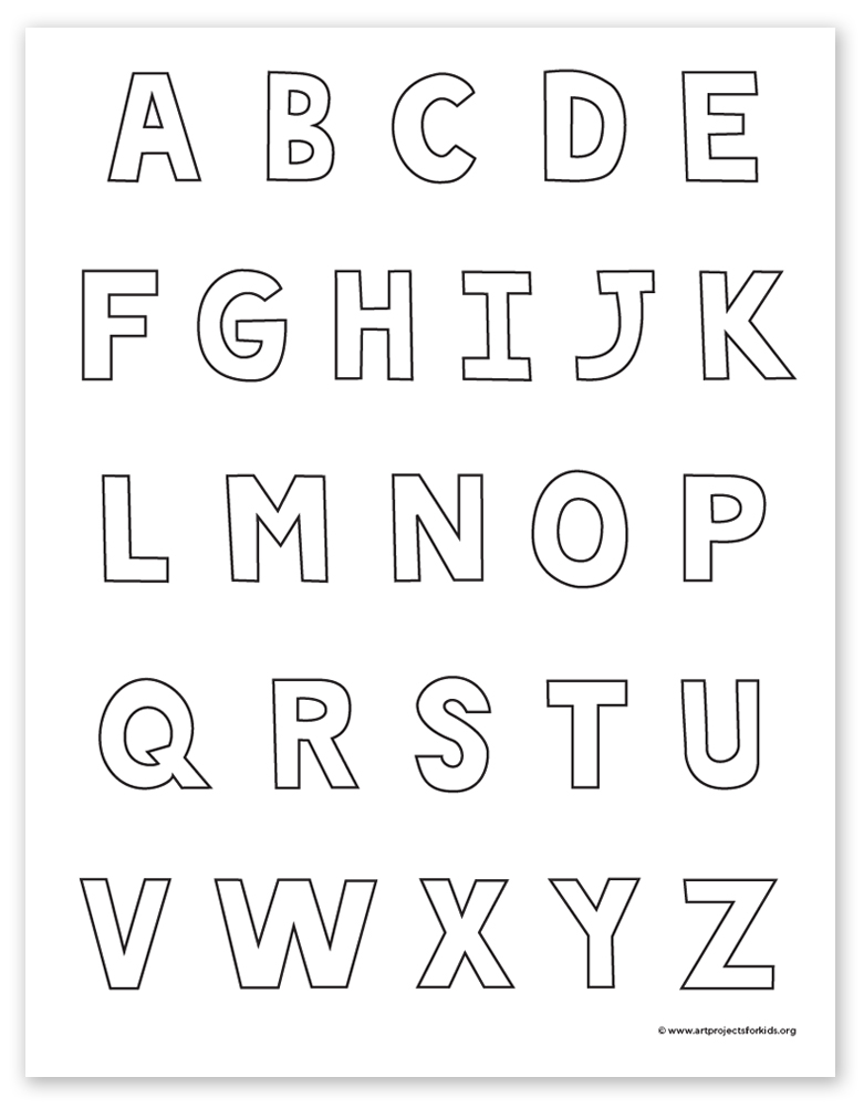 Preview of the Alphabet drawing lesson tutorial