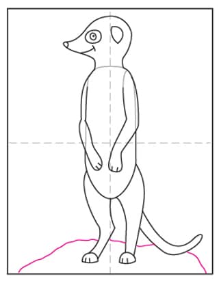 Featured image of post How To Draw A Meerkat Step By Step But this tutorial takes it a step further teaching you how to construct a sitting body in a specific style