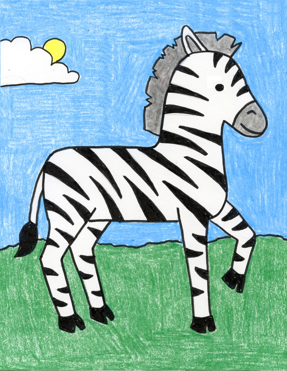 how-to-draw-a-zebra-head