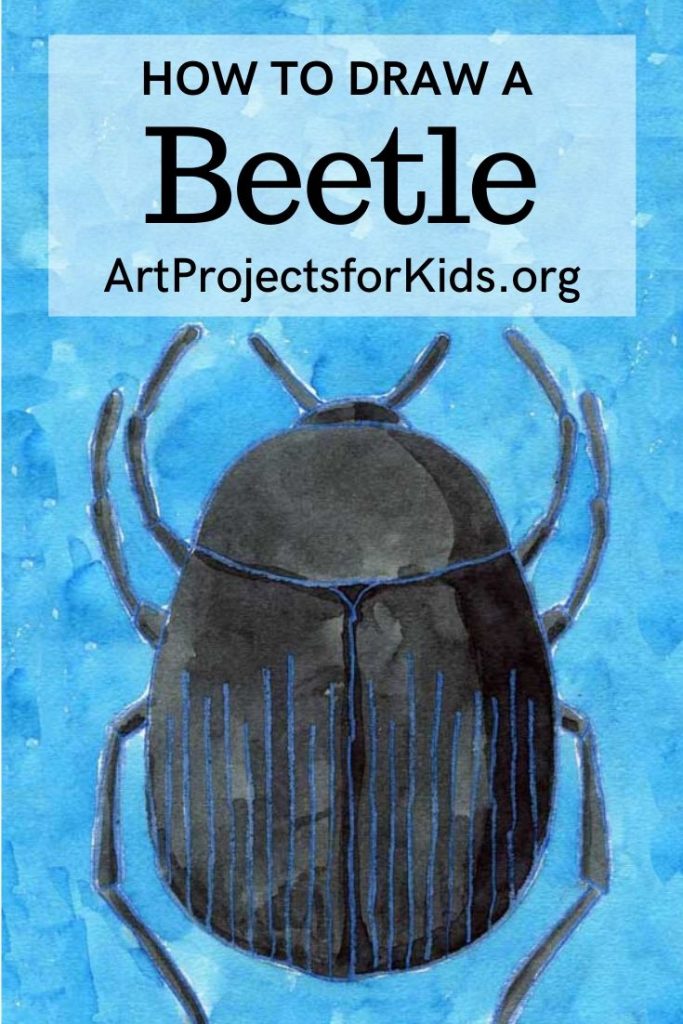 How to Draw a Beetle · Art Projects for Kids