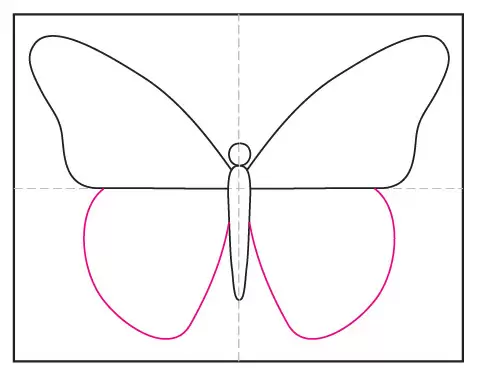 Easy How to Draw Butterfly Tutorial Video and Coloring Page