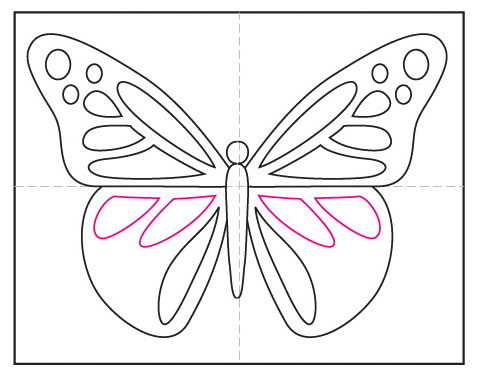 How To Draw A Butterfly Art Projects For Kids How to draw butterfly wings. how to draw a butterfly art projects