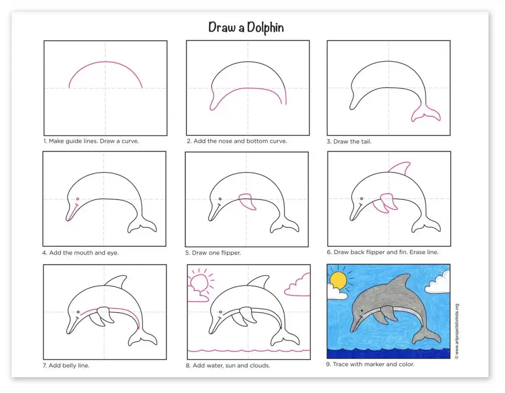 Free Dolphin Drawing, Download Free Dolphin Drawing png images, Free  ClipArts on Clipart Library