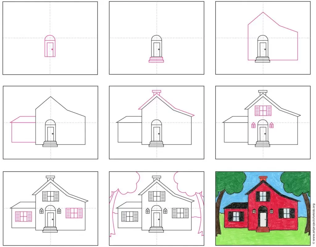 How to Draw a House