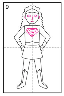 How To Draw A Superhero Art Projects For Kids