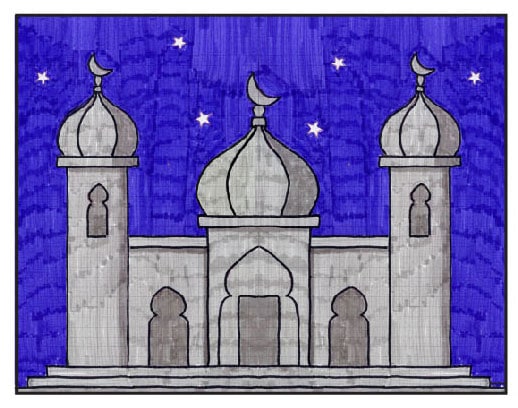 Featured image of post How To Draw A Mosque Step By Step