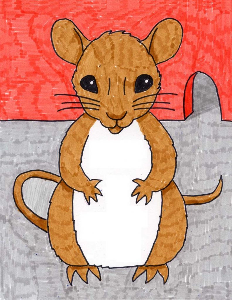 How to Draw a Mouse · Art Projects for Kids