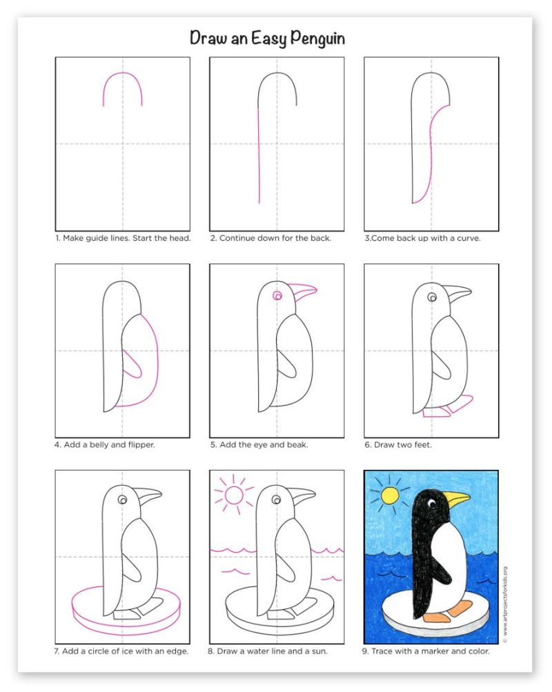 Penguin · Art Projects for Kids