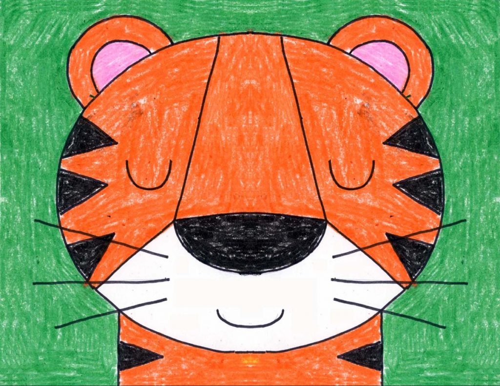 Tiger Face — Activity Craft Holidays, Kids, Tips
