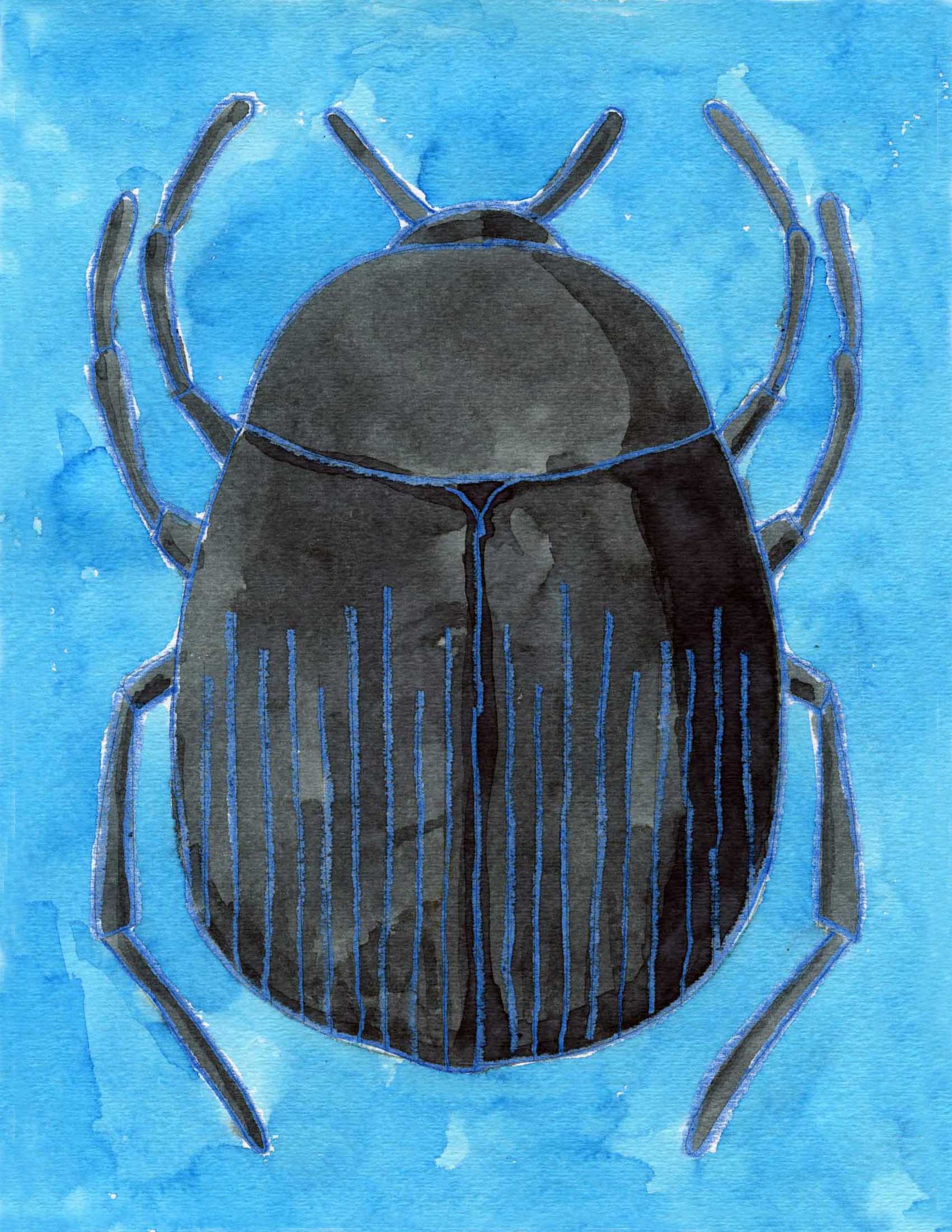 How to Draw a Beetle · Art Projects for Kids