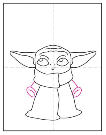 Download Draw Baby Yoda in Space · Art Projects for Kids