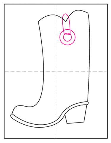 Featured image of post How To Draw Cowboy Boots Step By Step Easy If you love anime manga then of course you d wanna draw it