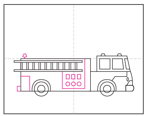 How to Draw a Fire Truck · Art Projects for Kids