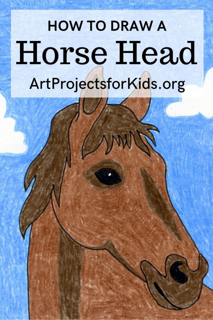 How to Draw a Horse Head · Art Projects for Kids