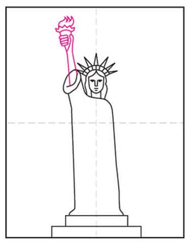 Draw the Statue of Liberty · Art Projects for Kids
