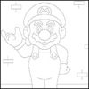 Easy How to Draw Mario Tutorial and Mario Coloring Page