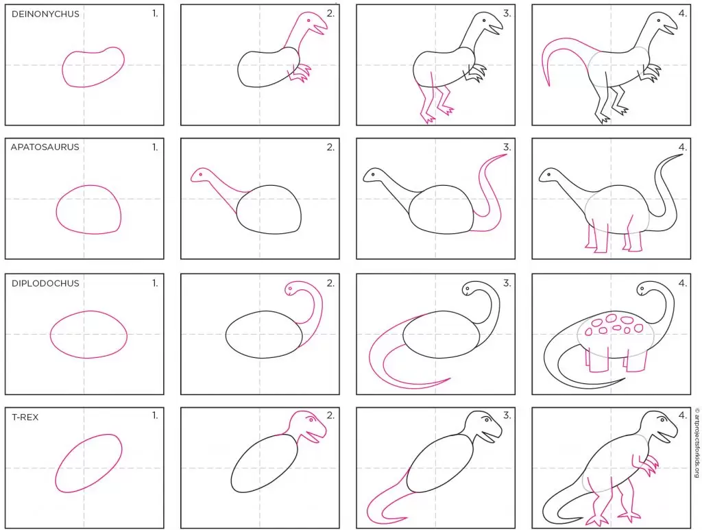 How to Draw Dinosaurs for Kids: Easy Step by Step Drawing Tutorial for Kids  Ages 4-8 8-12 and How to Learn to Draw Dinosaurs