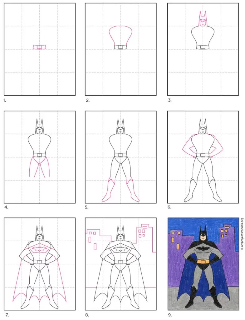 How To Draw Batman