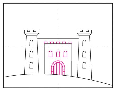 Draw a Castle on a Hill · Art Projects for Kids