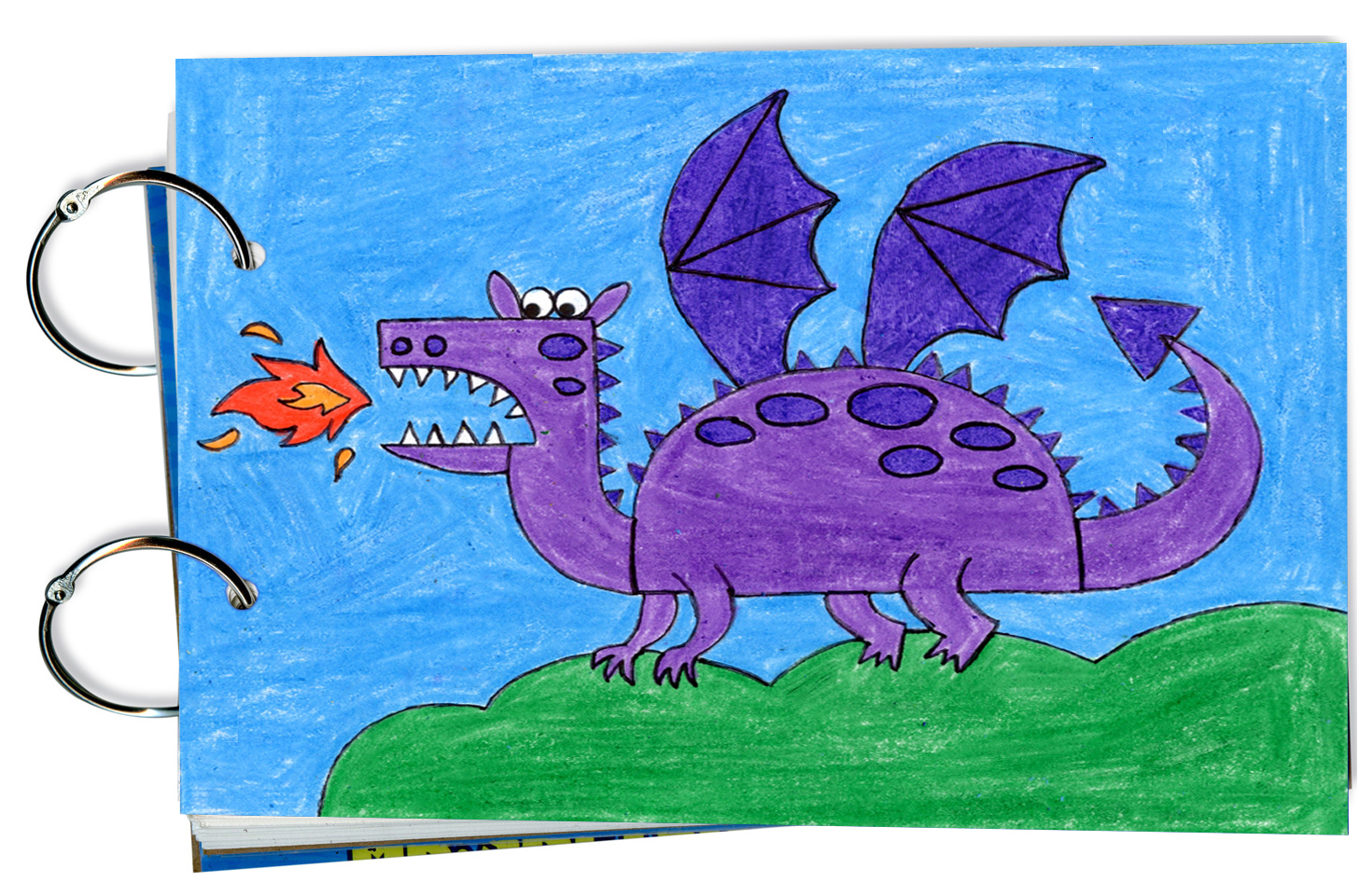 How to Draw an Easy Dragon · Art Projects for Kids