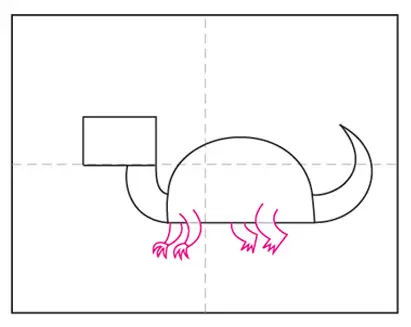 Easy How to Draw a Dragon Tutorial and Dragon Coloring Page