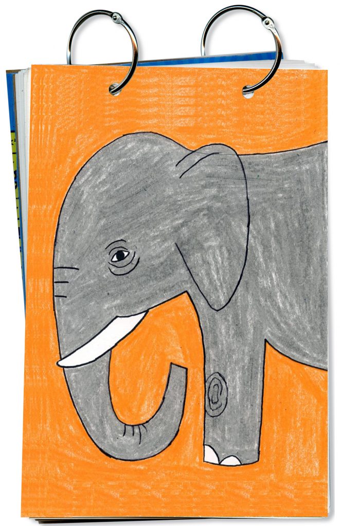 How to Draw an Easy Elephant · Art Projects for Kids