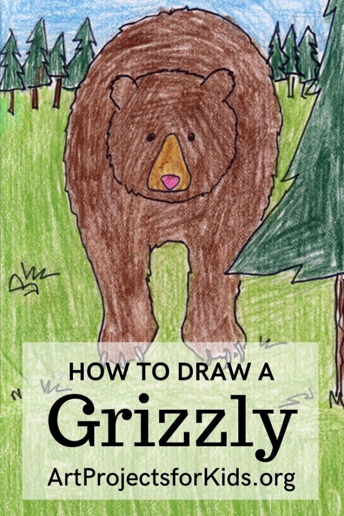 How to Draw a Grizzly Bear Â· Art Projects for Kids