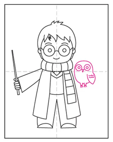 How to Draw Harry Potter - Easy Drawing Art