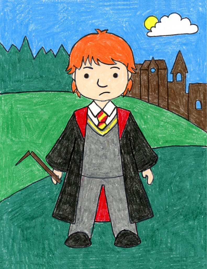 How To Draw Ron Weasley Step By Step Easy How to draw cute stuff for ...
