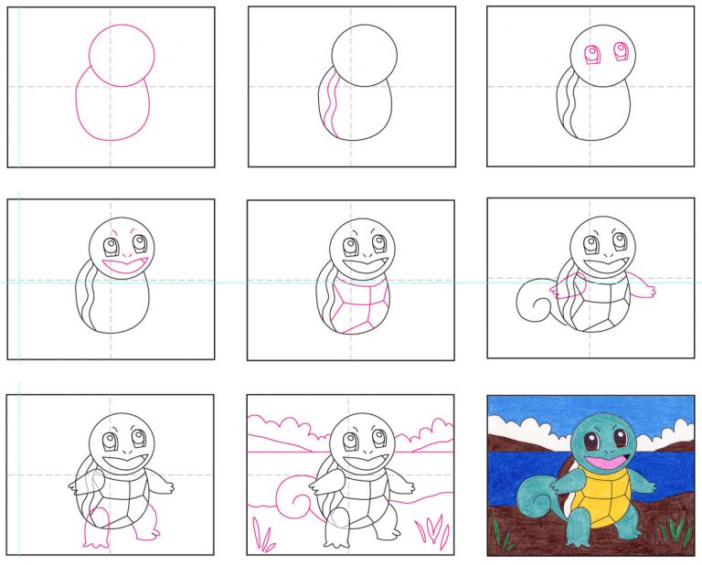 How To Draw Squirtle · Art Projects for Kids