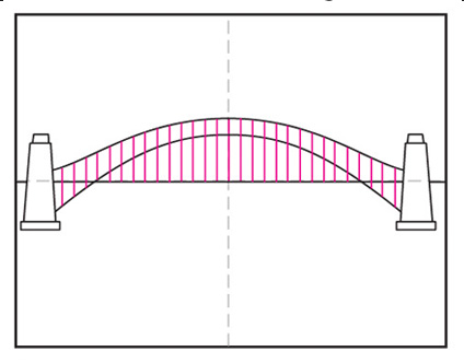 Easy How to Draw a Bridge Tutorial and Bridge Coloring Page