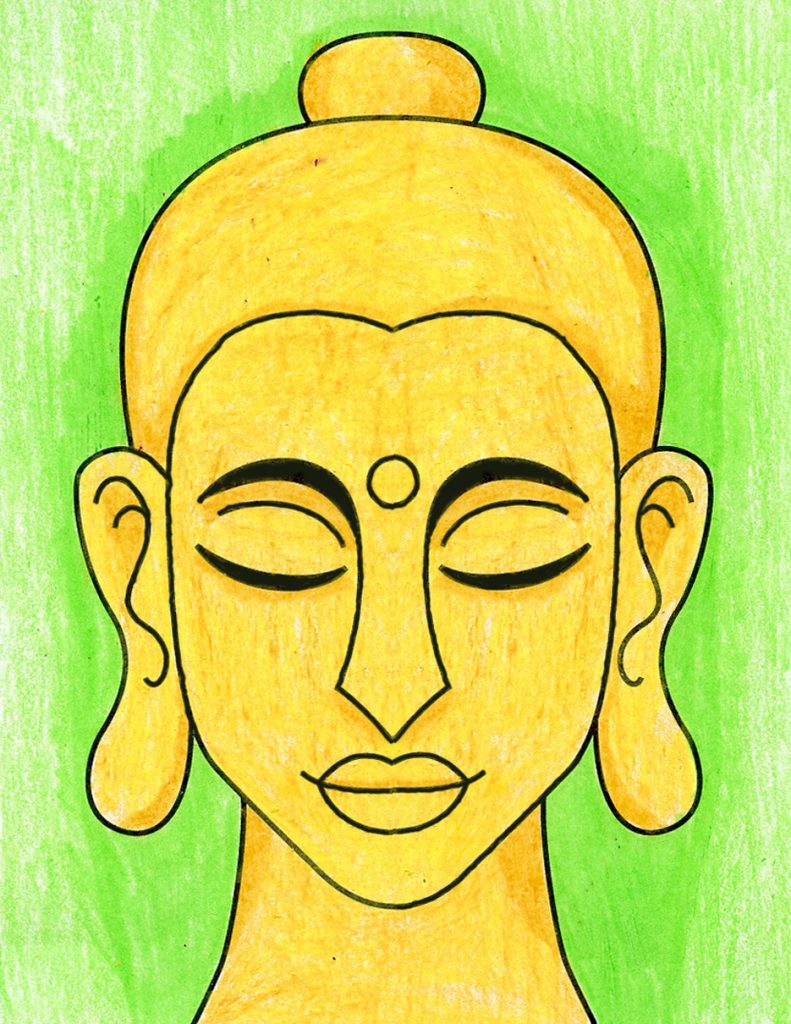 buddha drawing