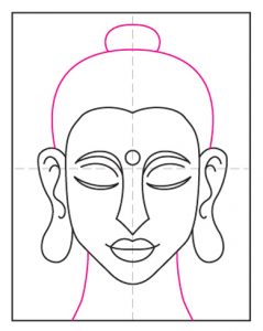 Easy How to Draw Buddha Tutorial · Art Projects for Kids
