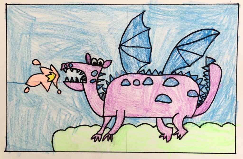 How to Draw an Easy Dragon · Art Projects for Kids