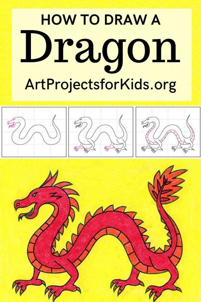 How to Draw a Chinese Dragon | Art Projects for Kids
