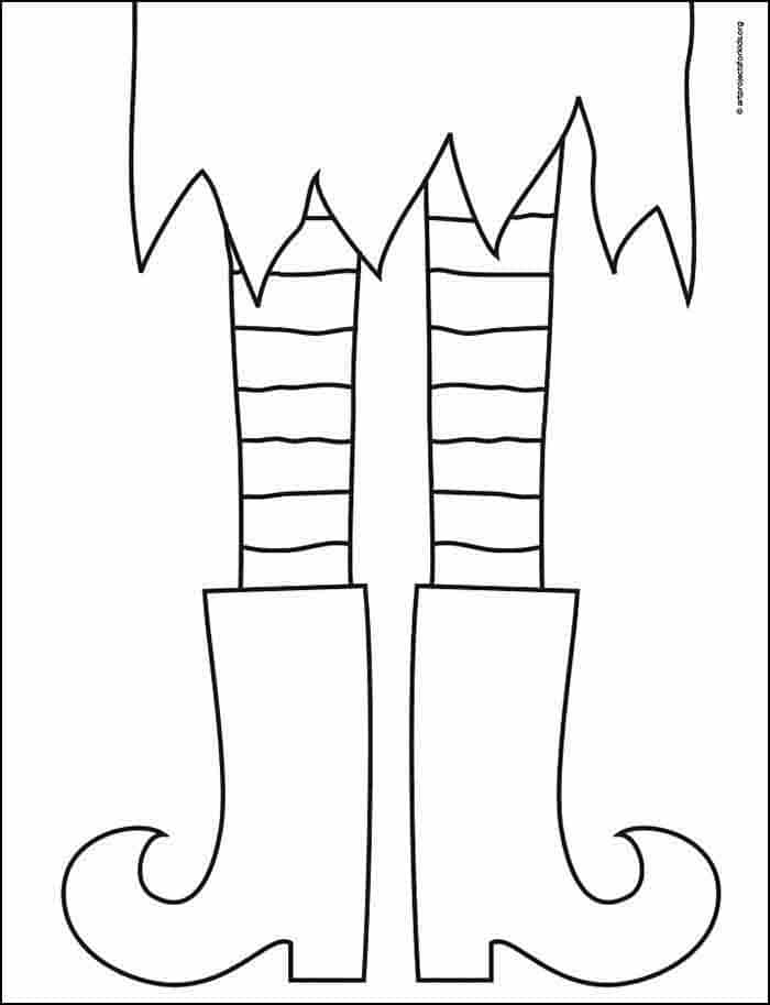 witch face coloring pages