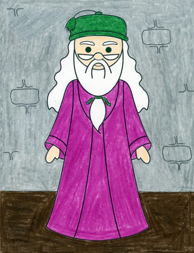 How to Draw Dumbledore · Art Projects for Kids