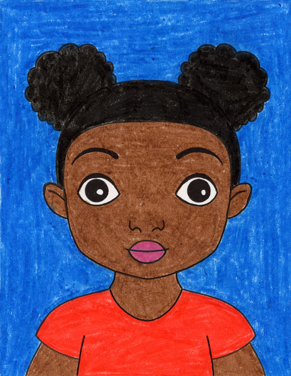 Details more than 143 black girl hairstyles drawing - POPPY