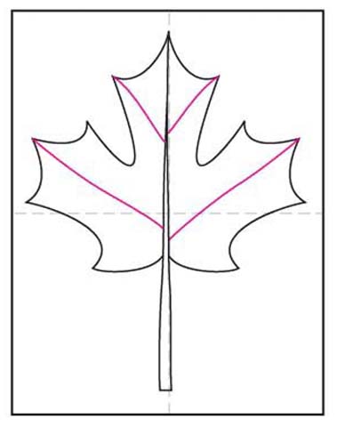 How To Draw A Maple Leaf Art Projects For Kids