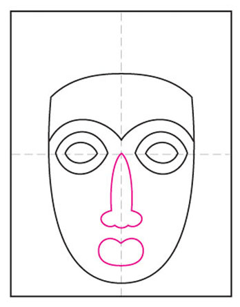 How To Draw A Tribal Mask Art Projects For Kids