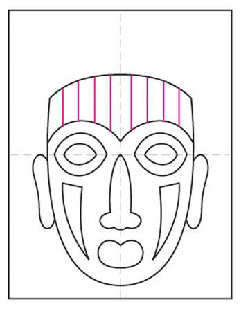 mayan mask template