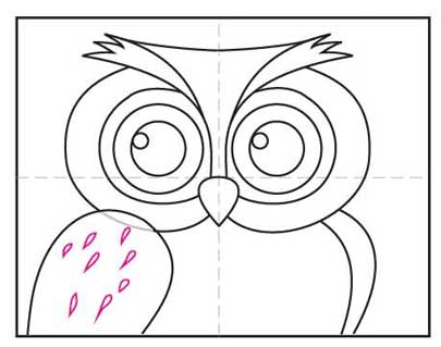 How To Draw An Owl Face Art Projects For Kids