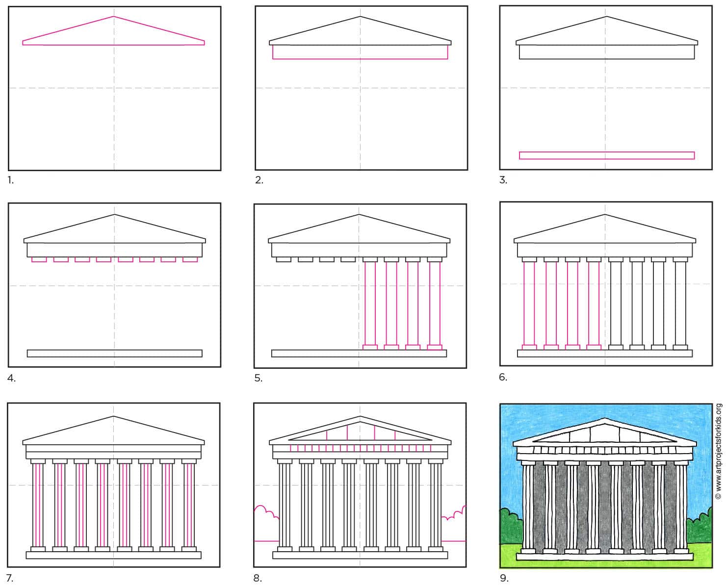 Parthenon Printable