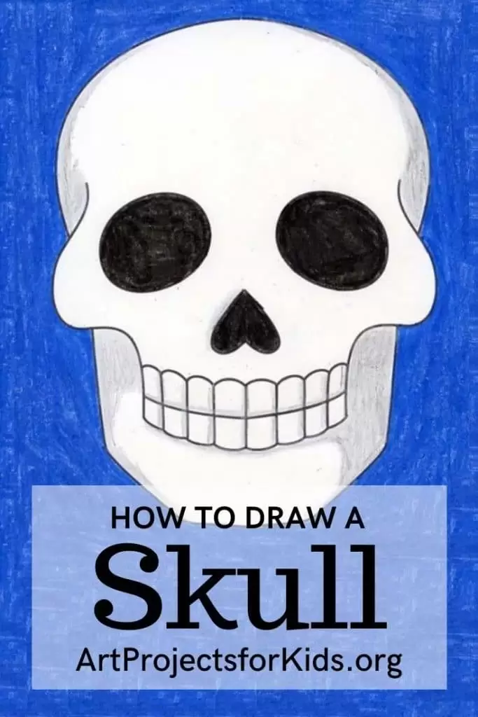 Skull for Pinterest — Activity Craft Holidays, Kids, Tips Any Drawing Lesson