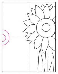 How to Draw a Sunflower for Kids: Easy Directed Drawing Lesson