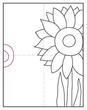 On the Farm Coloring Page for Children with Sunflower. Vector Rural Country  Outline Illustration with Cute Sun Flower Stock Vector - Illustration of  black, funny: 243612256