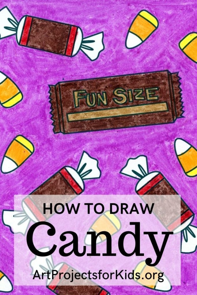  A step by step tutorial for how to draw candy, available as a free download.